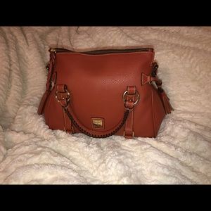 Dooney & Bourke Brunt Orange Small Satchel